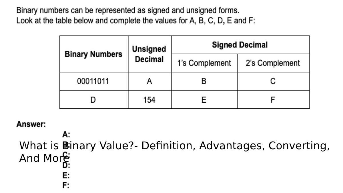 What is Binary Value? – Definition, Advantages, Converting, And More