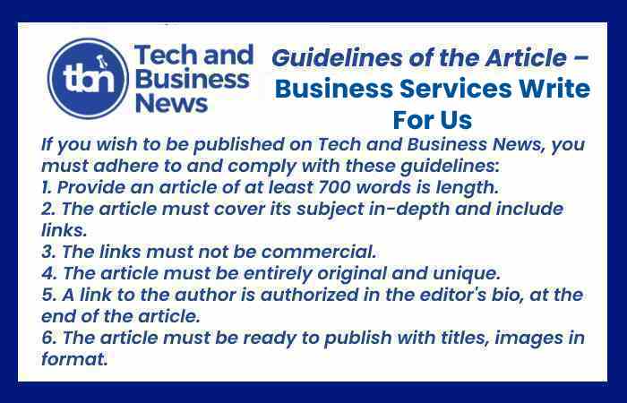Business Services Write For Us