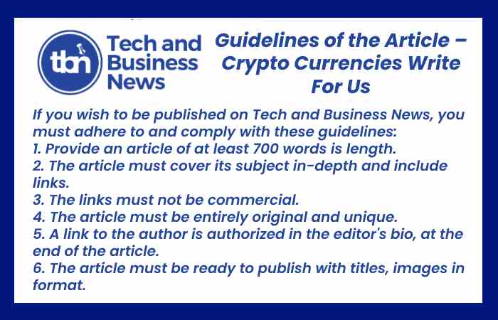 Crypto Currencies Write For Us