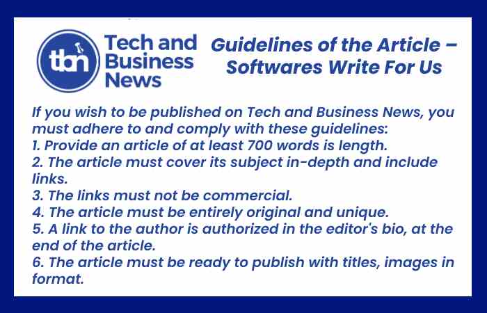Softwares Write For Us