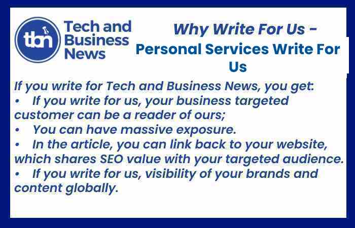 Personal Services Write For Us