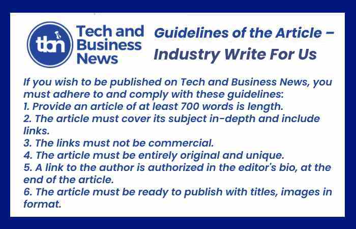 Industry Write For Us