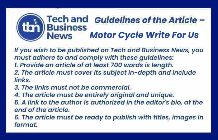 Motor Cycle Write For Us