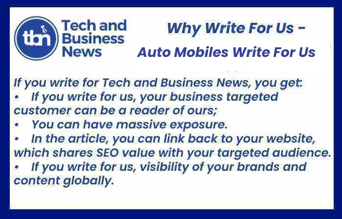 Auto Mobiles Write For Us