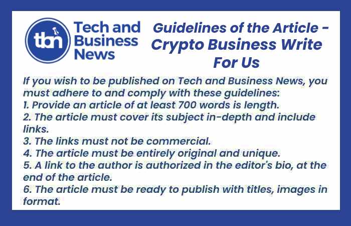 Crypto Business Write For Us 