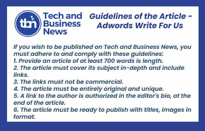 Adwords Write For Us