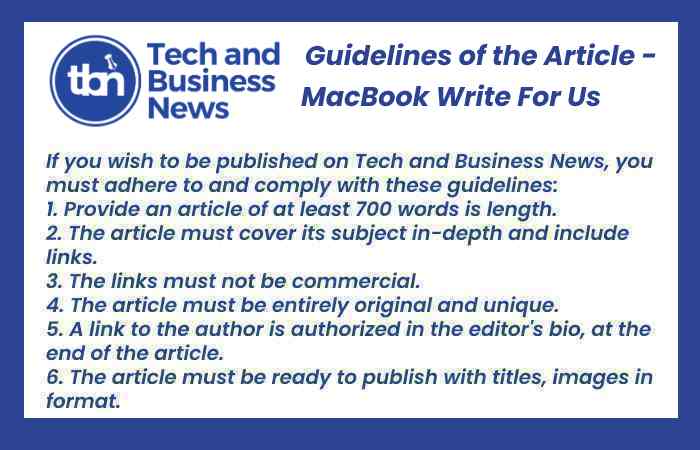 MacBook Write For Us