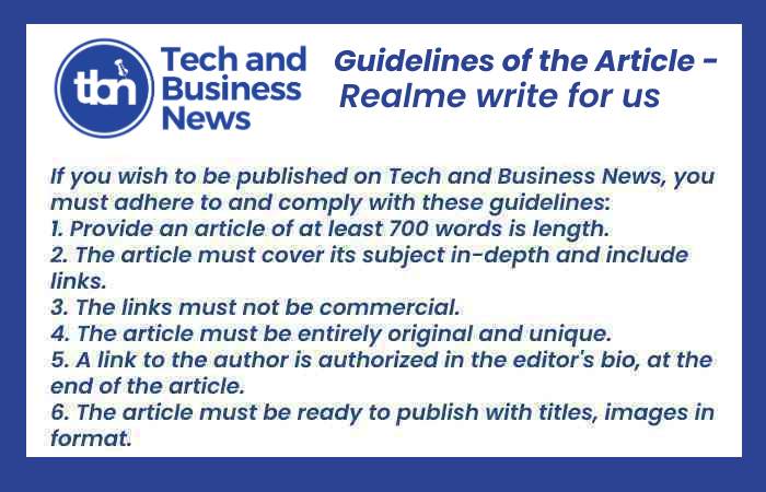 Realme write for us