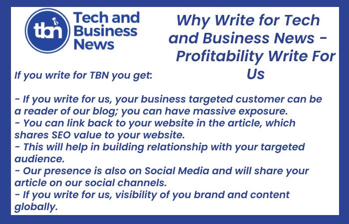 Profitability Write For Us