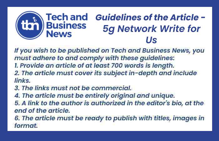 5g Network Write for Us