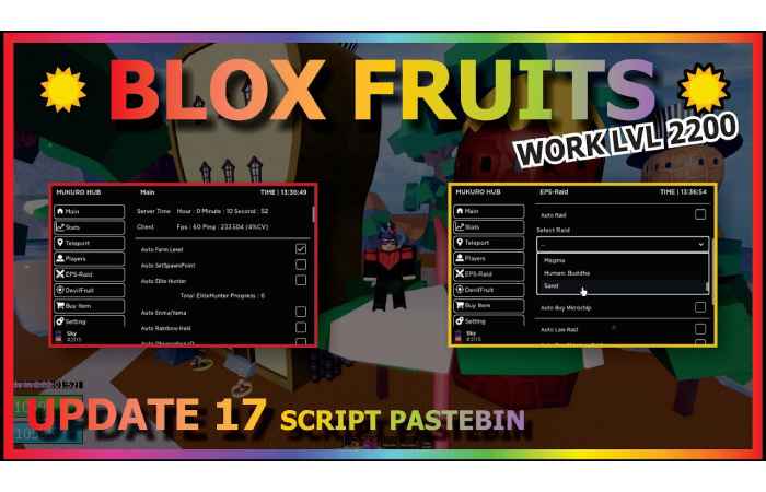 Blox Fruits Script 2022 Pastebin