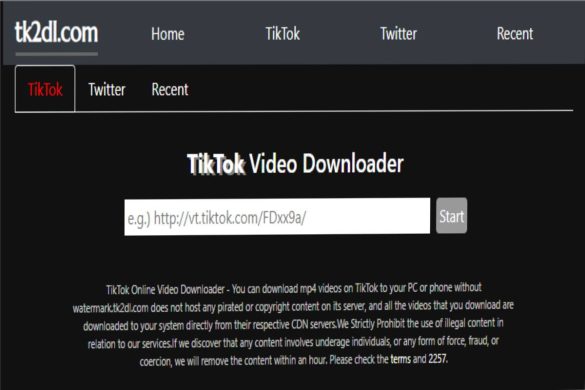 Tk2dl Tiktok Video Downloader