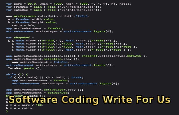 Software Coding Write For Us