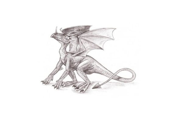 Drawing_Uwn34rdlnn0= Dragon