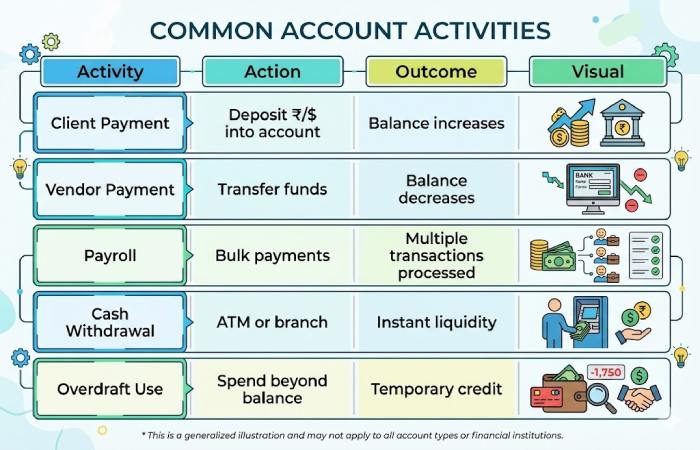 how a current account works