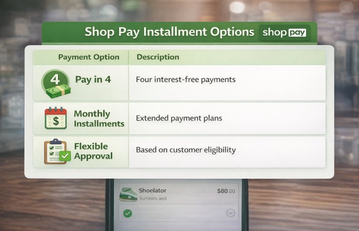 shop pay installment options