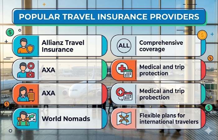 popular travel insurance providers